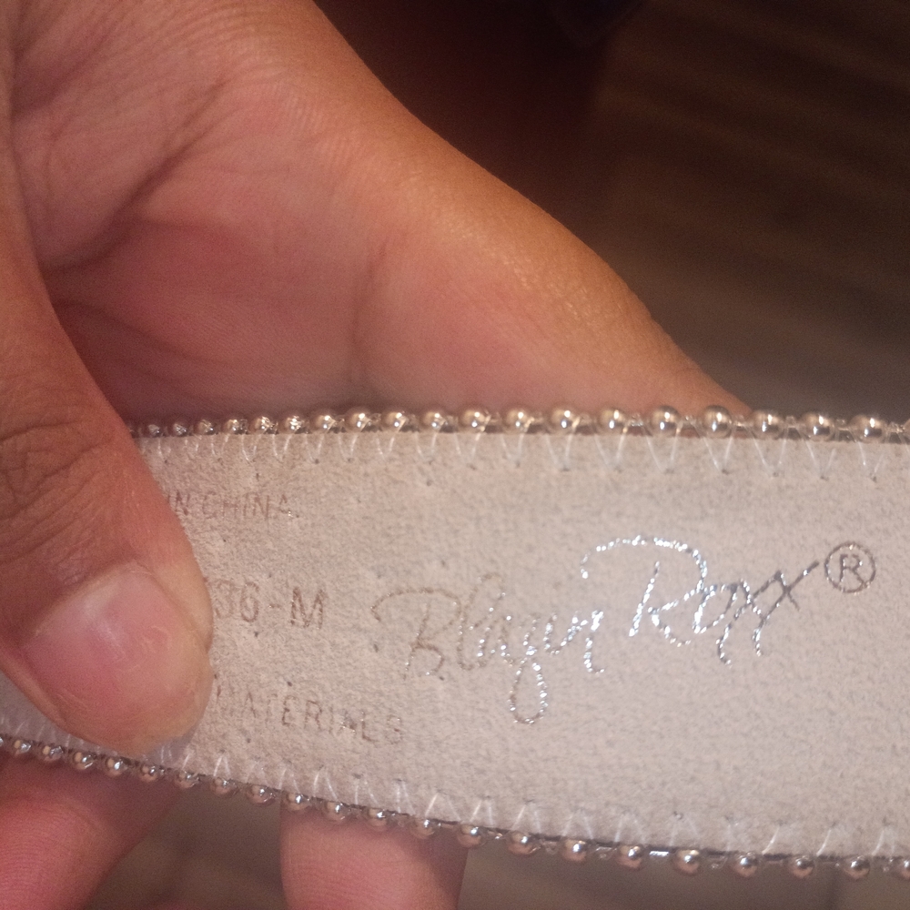 Blazin Roxx Silver Embellished Belt